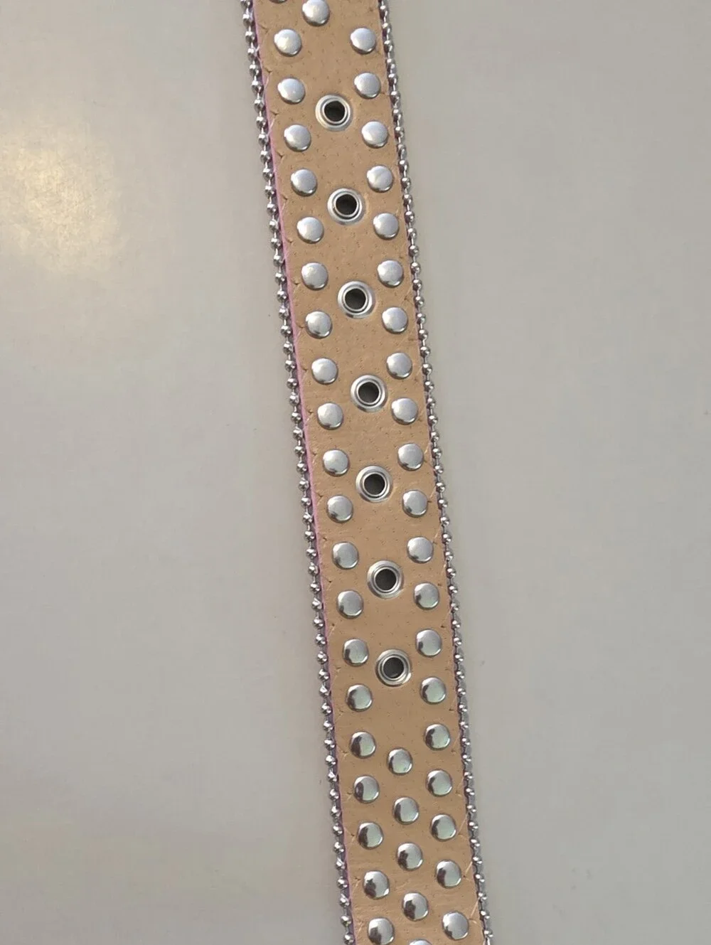 Unbranded Pink Rhinestone Western Belt Sparkly Leather Bling Cowboy Buckle